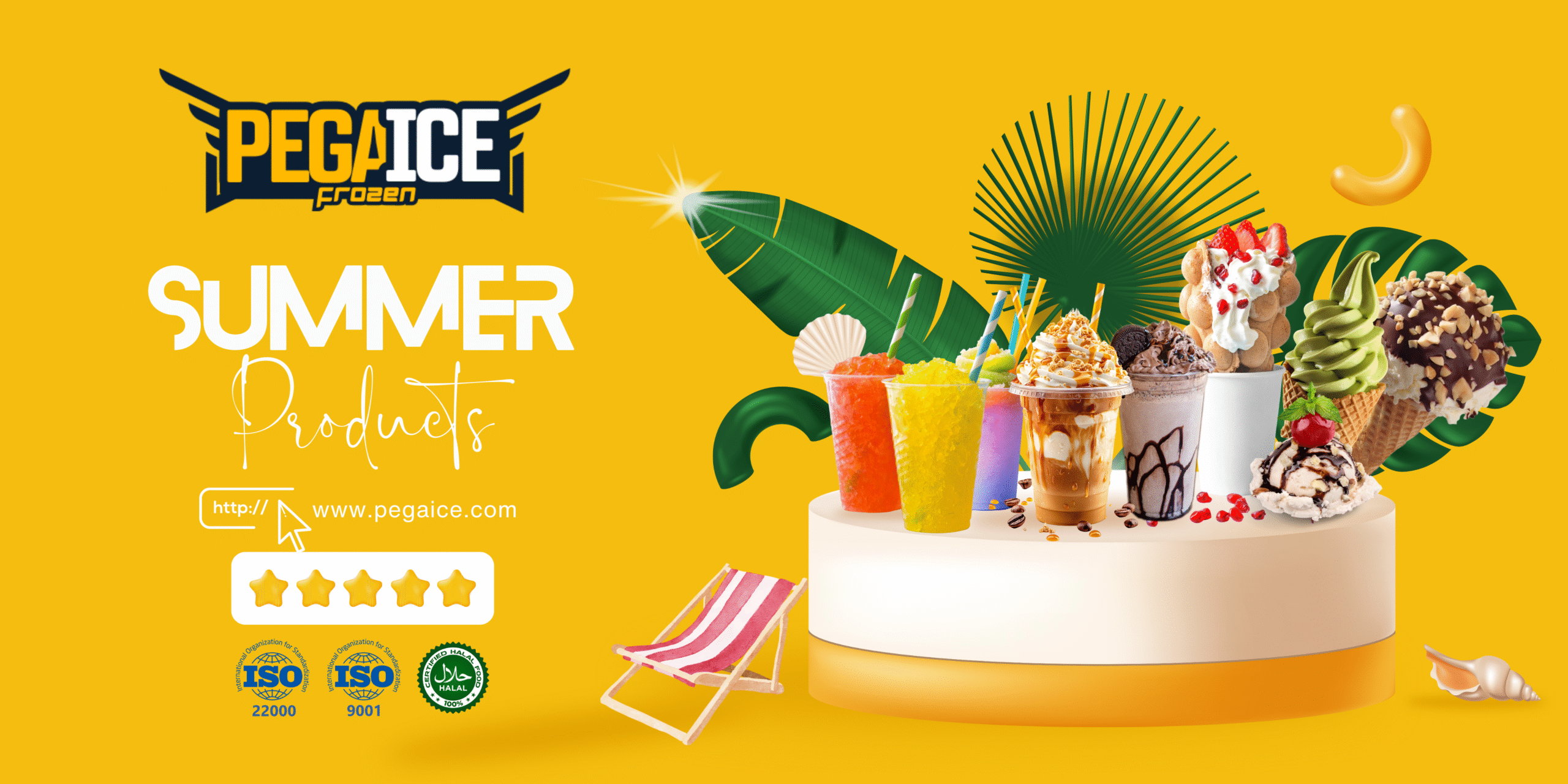 PEGAICE partnership program for distributors and cafes – premium ice cream powders and slush products for wholesale