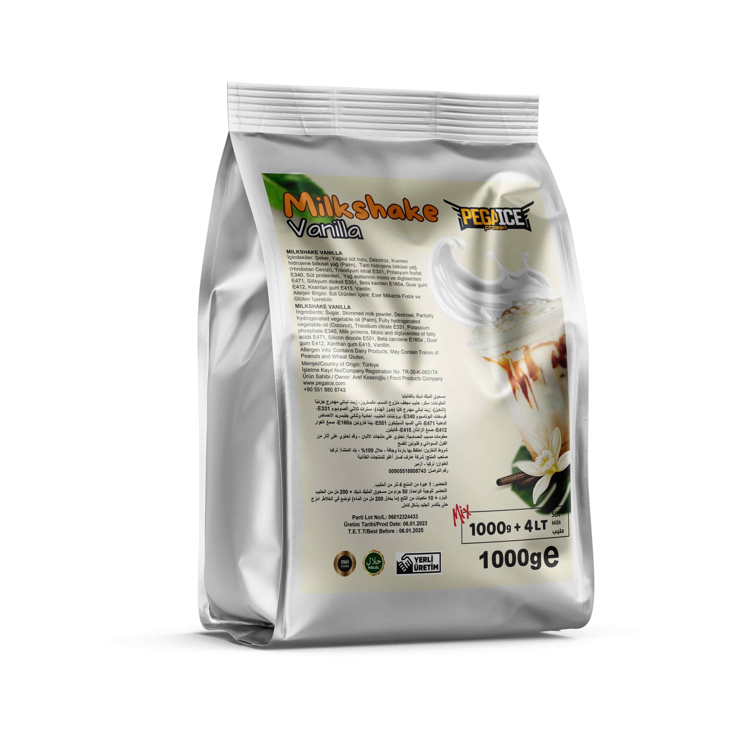 Milkshake Powder With Vanilla